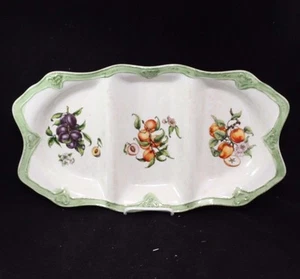 Ambiance Frutta Bella Platte geteilt Relish 18 1/2" lang - Bild 1 von 7