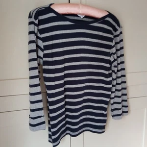 Cotton Traders, Cotton, T Shirt. Navy And Grey. Size 10 - Picture 1 of 5