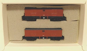 N Gauge LNER G7 Bogie Tran-ship Box Van Wagon Twin Pack - Picture 1 of 4