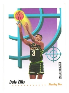 1991-92 SkyBox NBA Basketball Milwaukee Bucks Dale Ellis - Bild 1 von 2
