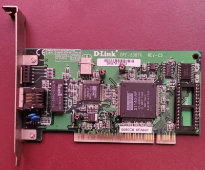 D-LINK DFE-500TX PCI NETWORK CARD - Image 1 of 3