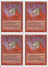 MTG: ANABA SHAMAN 6th Edition COMMON; played, Excellent condition x4