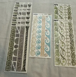 Lotto di 9 fogli adesivi sonetti scrapbooking di Shaton Soneff - Foto 1 di 10