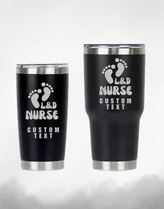 ENFERMERA L&D | 20/30 OZ | VASO GRABADO | PERSONALIZADO | PERSONALIZACIÓN GRATUITA | MANO DE OBRA - Imagen 1 de 6