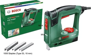 Bosch Electric Stapler Tacker PTK 14 EDT (50 Watt, 1000 x Staples Included) - Picture 1 of 10