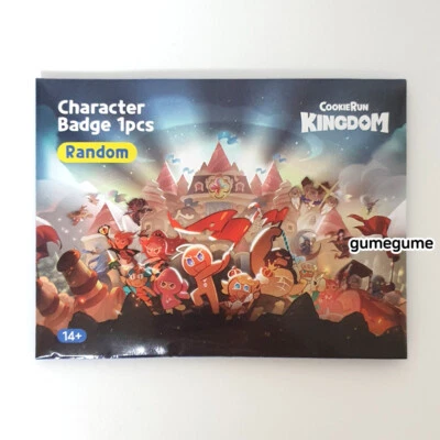 DEVSISTERS Cookie Run Kingdom Official 1 Random Pins Button Character Badge
