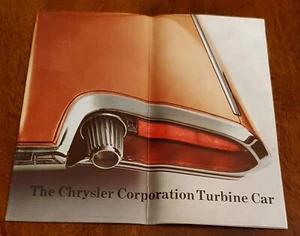 The Chrysler Corporation 1963 auto turbina concesionario folleto de ventas a color - Imagen 1 de 4