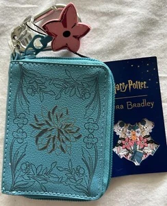 New Vera Bradley Harry Potter Herbology Book Bag Charm Key Ring Hogwarts Library - Picture 1 of 3