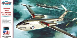 1/136 Atlantis Martin US Navy P-6M Seamaster Plastic Model Kit - Picture 1 of 4