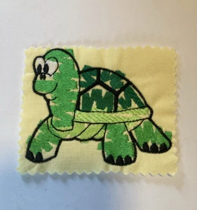 Bestickter Schildkröte Aufnäher 3,5 Zoll x 3 Zoll - Bild 1 von 5