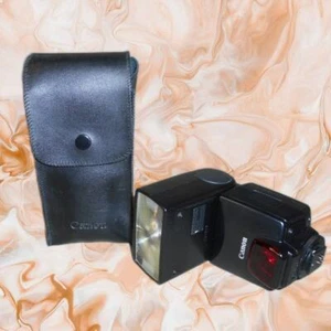 Canon 380EX Speedlite Shoe Mount Flash w/Case Untested - Picture 1 of 11