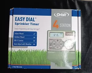 Timer irrigatore interno Orbit 4 stazioni Easy Dial con Easy Set Logic 57594 NUOVO - Foto 1 di 5