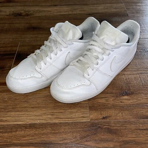 Nike Backboard Mens Size 14 White Basketball Sneaker 378336 120 Rare Vintage - Picture 1 of 5