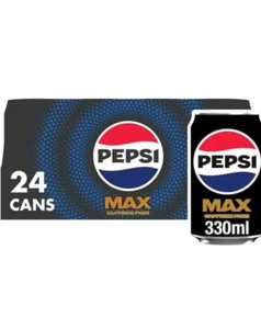 24 x Caffeine free Max Pack tins cans 330ml maximum taste zero sugar fizzy drink - Picture 1 of 2