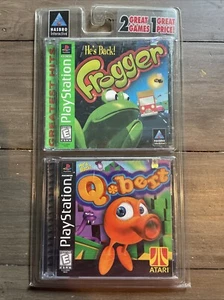 Frogger Greatest Hits Qbert Black Label Factory Sealed New Double Pack Blister - Picture 1 of 2