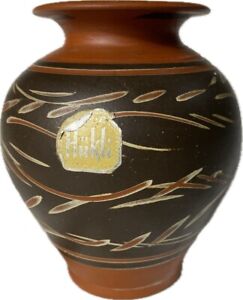 Vintage Keramik Vase von Hükli West Germany 1960er Jahre WGP Top Zustand