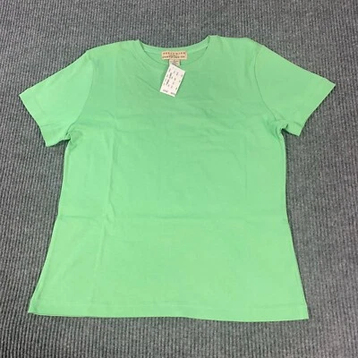 VTG Telluride T Shirt Women Large Green Short Sleeve Casual Cotton USA Blank - Image 1 of 4