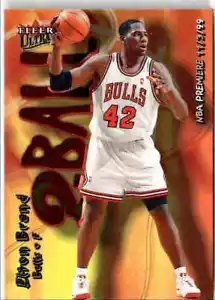 2000-01 FLEER ULTRA ELTON BRAND CHICAGO BULLS #2 - Picture 1 of 2