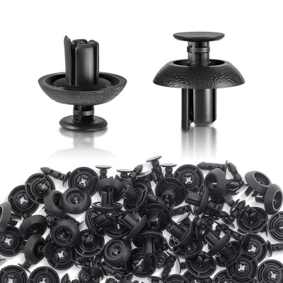 7mm Hole Engine Cover Radiator Grille Bumper Clips For Toyota Lexus Scion 100PCS - Image 1 of 4
