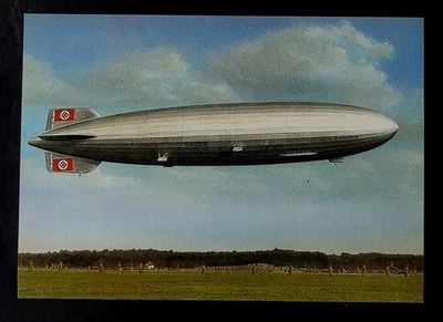 Germany, 1936, Reich Graf Zeppelin LZ 129 "Hindenburg", reprint. - Image 1 of 2