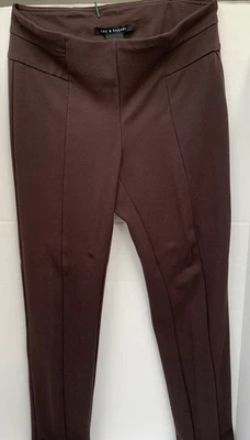Zac & Rachel Pull On Pants Size M Dark Brown Nice Waist Detail Unworn Condition - Image 1 of 4