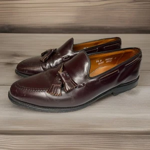 Allen Edmonds Grayson Brown Leather Tassel Loafers Shoes Men's Size 8.5 D - Picture 1 of 12