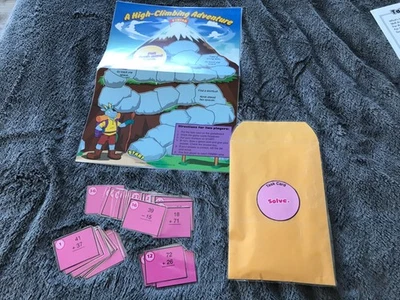 ¡Una aventura de escalada alta! 2 dígitos añadir subtr profesor de matemáticas juego recursos 2º gr Foto 1 de 2