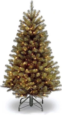 4.5ft North Valley Spruce Pre-Lit Christmas Tree 200 Lights 🎄 - Image 1 of 4
