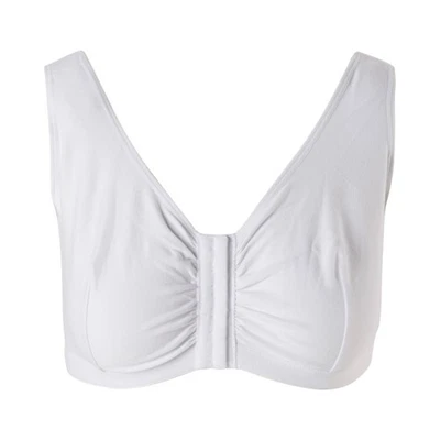 McKesson Cotton-Spandex White Post-Surgical Bra 40 Inch Chest B to D Cup - Image 1 of 2