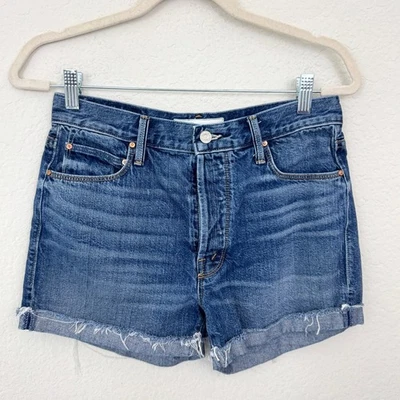 Jean corto Mother Superior para mujer The Proper Denim talla 26 azul pecado y sufrimiento Foto 1 de 4