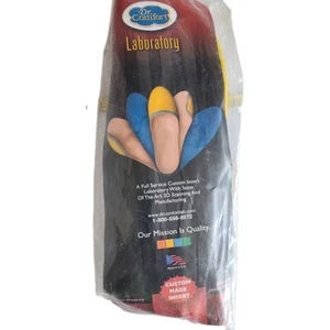 Dr. Comfort Laboratory Custom Made Shoe Inserts Size 9-10 Medium New - Picture 1 of 4