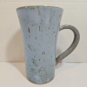Taza de arte Graessel Pottery Studio azul marrón estampada hecha en Alsacia Francia - Imagen 1 de 9