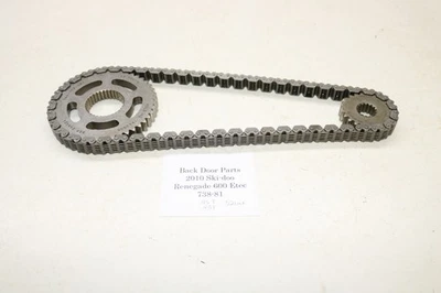 2010 Ski-doo Mxz Renegade 600 Etec Xp Drive Chain Sprockets Gears 23t 45t 104 - Image 1 of 4