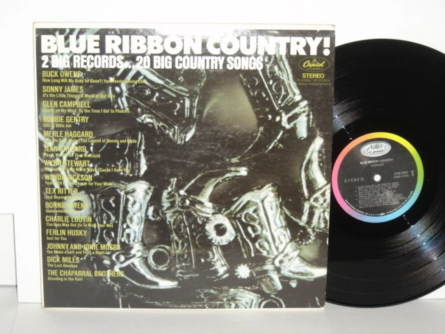 BLUE RIBBON COUNTRY VA LP Buck Owens Wanda Jackson Merle Haggard Wynn Stewart  - Image 1 of 1