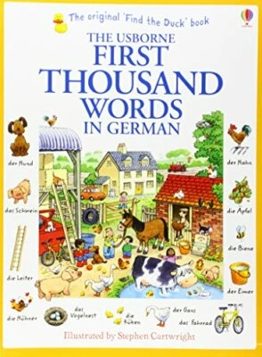 First Thousand Words in German by Heather Amery Book The Fast Free Shipping - Image 1 of 2