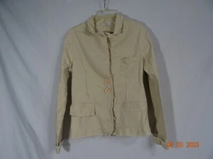 Charlotte Rousse Distressed Denim Jacket  Woman's Medium - Picture 1 of 14