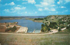 Postcard Nebraska Lake Ogallala Kingsley Dam Fishing posted 1963 NE Stamped