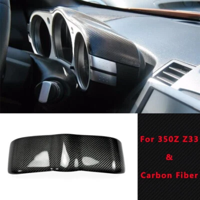 Kit exterior cubierta tablero esfera estilo OE acabado brillante carbono para Nissan 350Z Z33 Foto 1 de 4