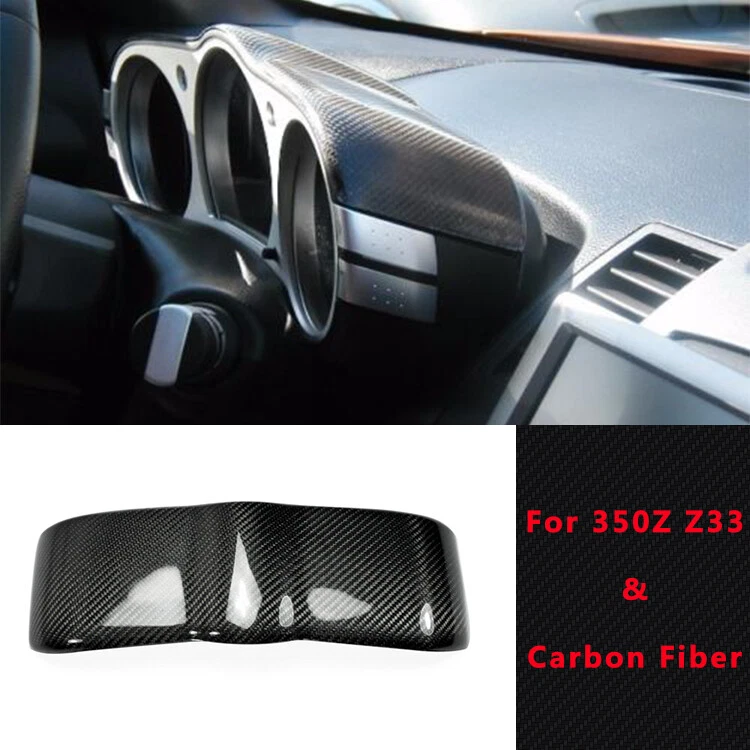 Kit exterior cubierta tablero esfera estilo OE acabado brillante carbono para Nissan 350Z Z33 Foto 1 de 4