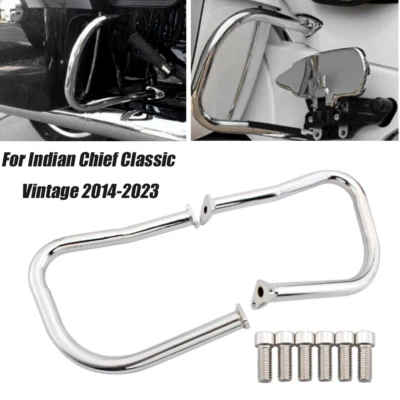 Rear Highway Bars For Indian Chief Classic Vintage Dark Horse 2014-2023 Chrome - Image 1 of 4