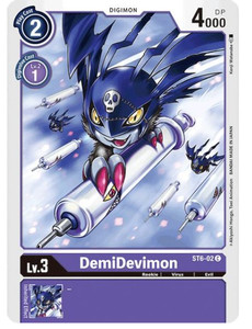 2x DemiDevimon. Digimon Card Game. TCG 2020.