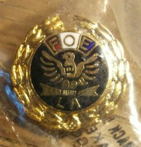 FOE Fraternal Order of Eagles LA Vintage Revers Hut Krawattennadel in Originalverpackung - Bild 1 von 4