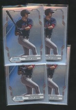 Lot (x4) 2019 Bowman Sterling NOLAN JONES Prospect RC #BPR-2 Guardians
