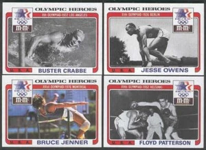 Buster Crabbe 'Tarzan' #9 1984 M&M Olympians - Picture 1 of 1