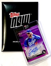 2022 Topps NOW - Opening Day CODY BELLINGER #OD-408C Auto PURPLE 8/25 Dodgers