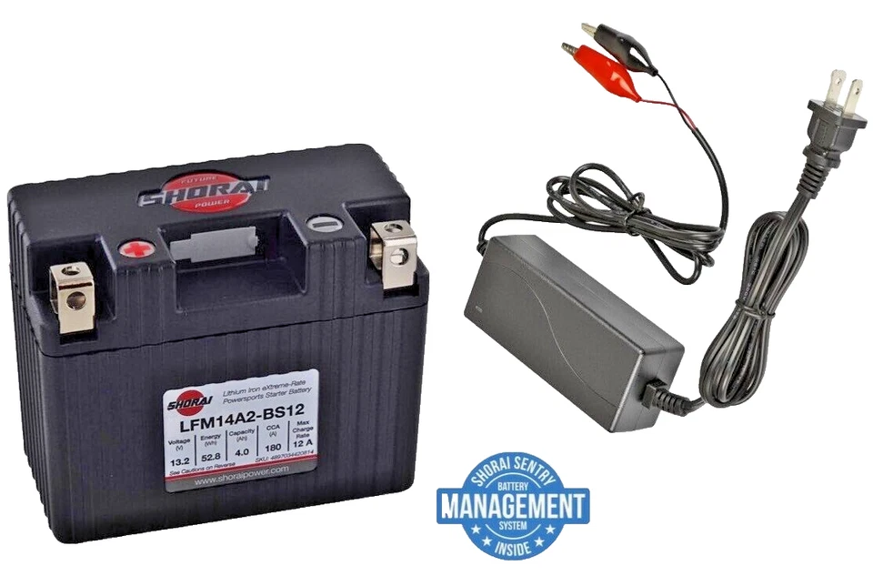 Batería de litio SHORAI Xtreme-Rate con cargador # LFX14A2-BS12 Foto 1 de 1