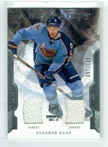 11-12 UD Upper Deck Artifacts  Evander Kane  /125  Dual Jerseys 