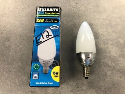 Bulbrite LED 2W 120V TCFR Chandelier Bulb - Image 1 of 4