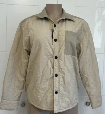 Abrigo Chaqueta Zara Acolchado Unisex Beige Talla 11_12... Foto 1 de 4