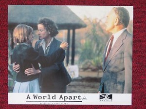 A WORLD APART - F LOBBY CARD BARBARA HERSHEY TIM ROTH 1988